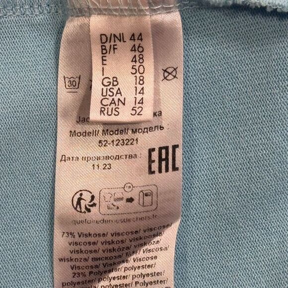 Light Blue Women's Cardigan - Picture 7 of 7